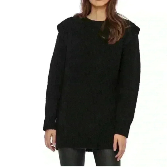 Vero Moda Daisy Wide Shoulder Tunic Pullover Sweater - Picture 1 of 6